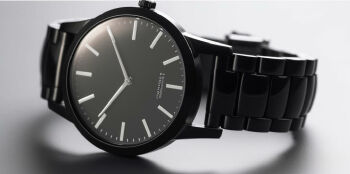 Imagem de Relógio Masculino Dont Stop Aço Preto